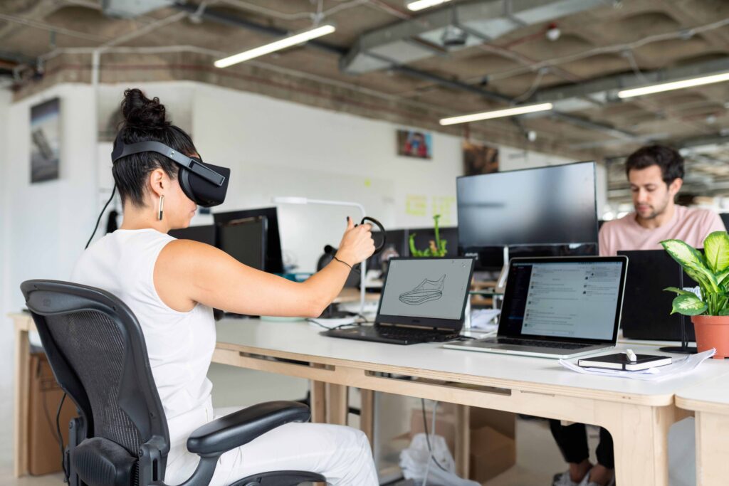 virtual reality office
